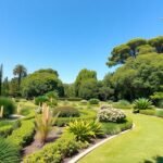 Palermói Botanikus Kert trópusi növények és zöld táj