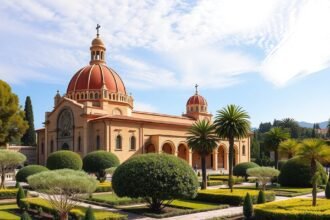 San Giovanni degli Eremiti piros kupolái Palermo városában