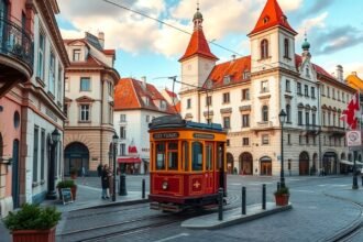 Zágráb városnézés a világ legrövidebb siklójával és bájos utcáival.