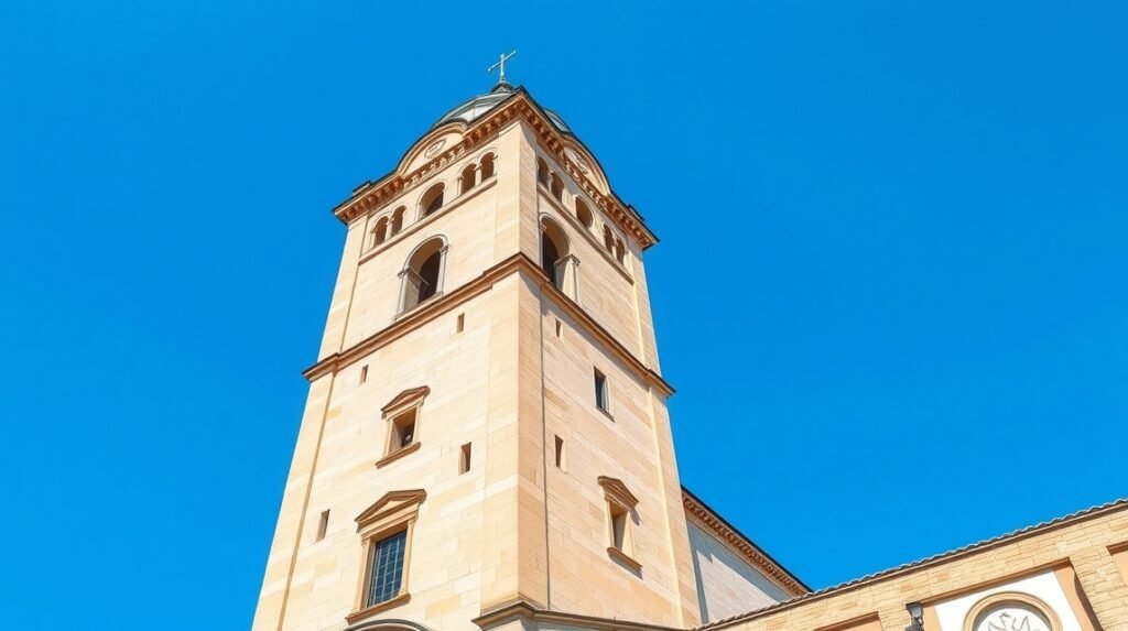 A Szent Anasztázia-katedrális harangtornya Zárában.