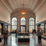 Antik Üveg Múzeum Zárában - látogatók az üveg kiállításon