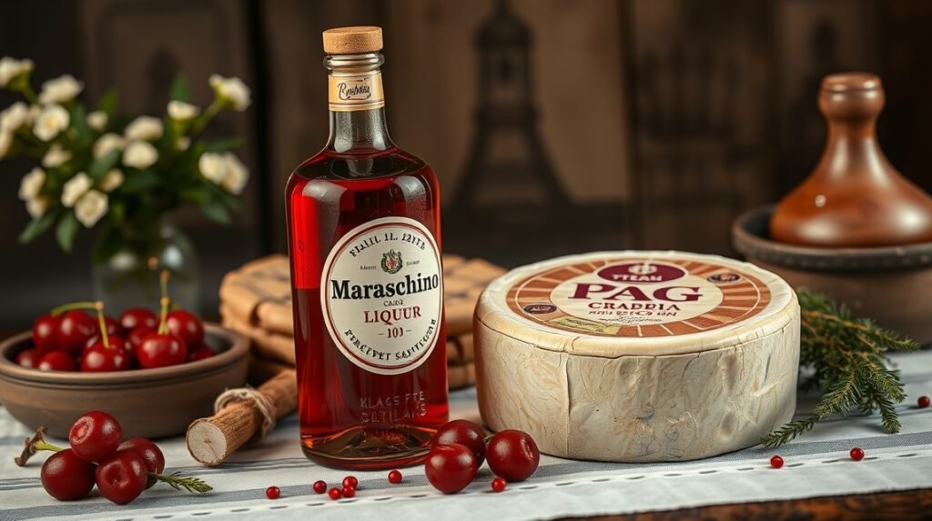 Maraschino likőr és Pagi sajt ízletes kombináció