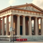 A Splitben található Jupiter temploma gyönyörű látképe