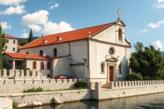 Szent Domonkos-kolostor Trogirban, román-gótikus építészet