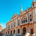 A Rektori Palota épülete Dubrovnikban, Horvátországban.