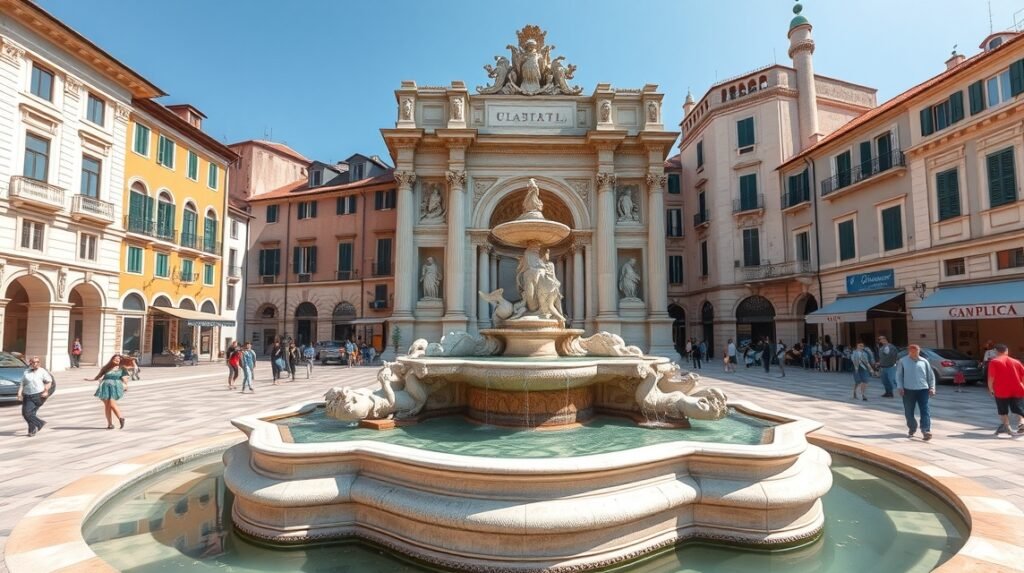 Onofrio nagy szökőkútja Dubrovnikban, 15. századi kőcsoda.