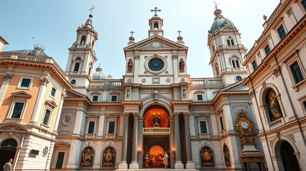 A csodálatos Dubrovniki Katedrális és kincstára, Horvátországban.