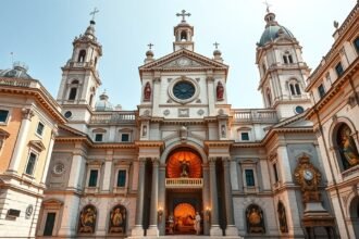 A csodálatos Dubrovniki Katedrális és kincstára, Horvátországban.