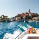 Hajókirándulás Lokrum szigetére Dubrovnik közelében