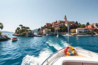 Hajókirándulás Lokrum szigetére Dubrovnik közelében