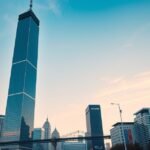 Abeno Harukas felhőkarcoló Oszakában, Japánban.