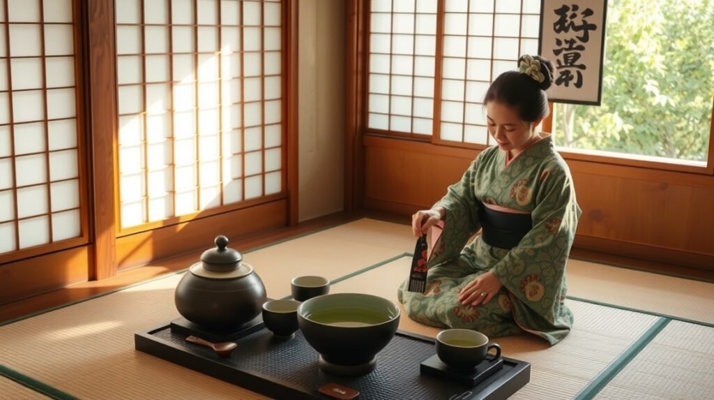 Hagyományos japán teaszertartás Kiotóban