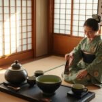 Hagyományos japán teaszertartás Kiotóban