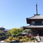 A Kencho-ji zen kolostor épülete Kamakurában, Japánban.