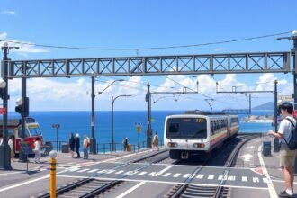 A Kamakura vasúti átjáró, a Slam Dunk anime ikonikus helyszíne