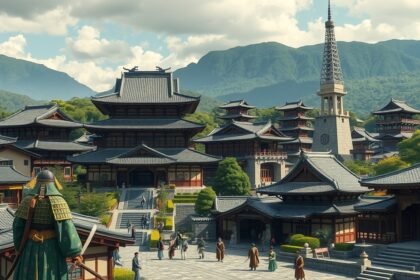 Kamakura, a szamurájok egykori fővárosa, lenyűgöző templomaival és hegyekkel.