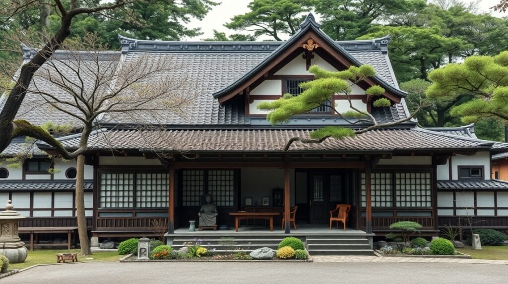 Lafcadio Hearn háza Kumamotóban, japán stílusban