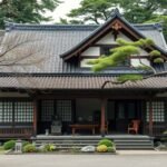 Lafcadio Hearn háza Kumamotóban, japán stílusban