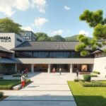 Shimada Művészeti Múzeum Kumamotóban, modern és hagyományos japán művészettel.