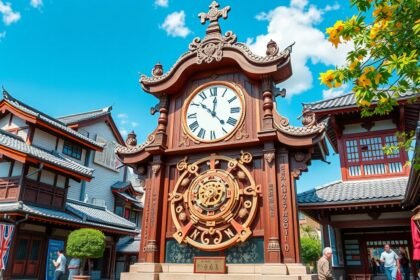 Botchan Karakuri óra Macujamában, Japán történelmi városrészével