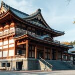 Ishite-ji templom látképe Macujamában, Japánban.