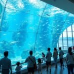 Aquamarine Fukushima - lenyűgöző akvárium látogatók körében