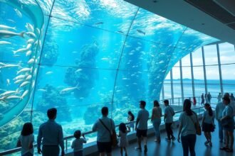 Aquamarine Fukushima - lenyűgöző akvárium látogatók körében