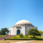 Az Atombomba-dóm (Genbaku Dome) Hirosimában, Japánban