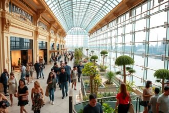 Vásárlás az ICONSIAM luxusplázában Bangkokban