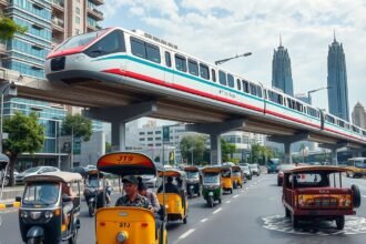 Bangkok közlekedése: tuk-tukok és BTS magasvasút