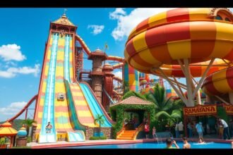 Ramayana Water Park, Pattaya - óriás csúszdapark látványossága