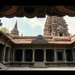 Wat Ratchaburana belső kilátás csodás domborművekkel és pranggyal