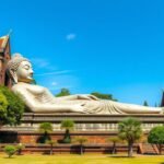 Wat Lokayasutharam fekvő Buddha Ayutthayában, Thaiföldön.
