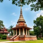 Wat Yai Chai Mongkhon harang alakú sztúpája Ayutthayában