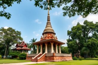 Wat Yai Chai Mongkhon harang alakú sztúpája Ayutthayában