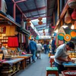 Chiang Mai piaca: helyi kézművesek és ezüst termékek