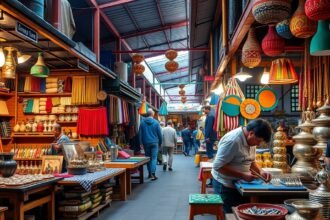 Chiang Mai piaca: helyi kézművesek és ezüst termékek