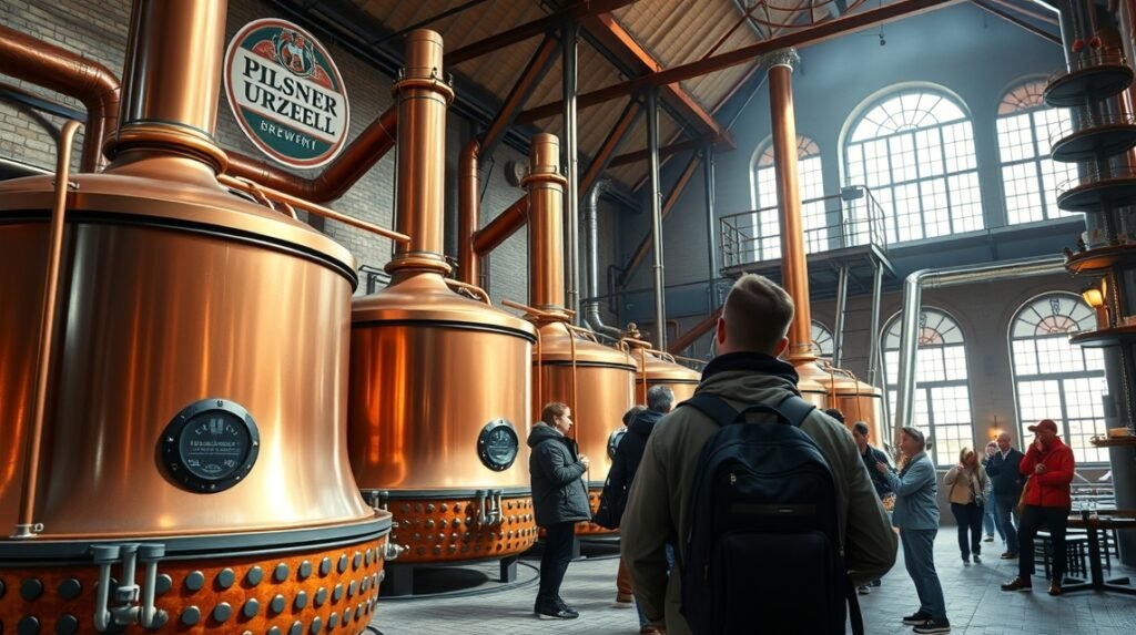 Pilsner Urquell sörgyár látogatás Plzeňben