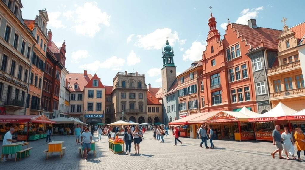 Köztársaság tér (Náměstí Republiky) Plzeň városában