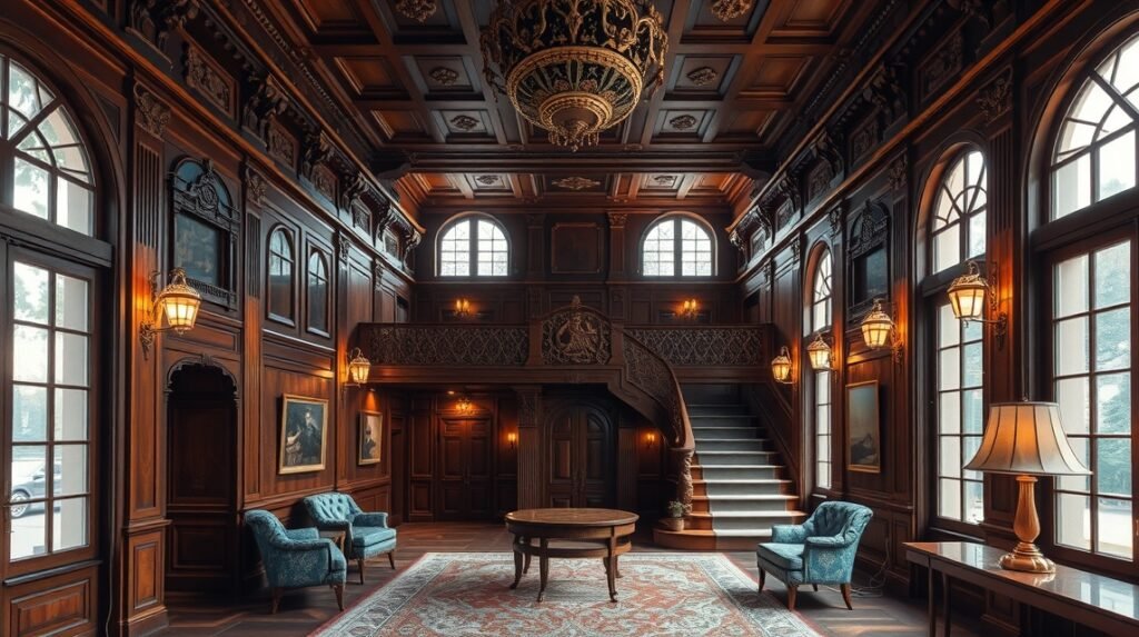 Funkcionalista lakásbelső Adolf Loos stílusában Plzeňben