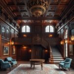 Funkcionalista lakásbelső Adolf Loos stílusában Plzeňben