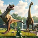 Dinoszauruszok a Plzeňi Dínóparkban, interaktív családi élmény