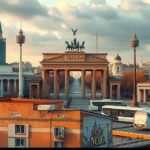 Berlin Brandenburg Kapu, a város történelmi emlékének szimbóluma