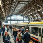 Berlin közlekedés az U-Bahn és S-Bahn állomásán