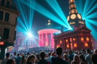 Berlin éjszakai élet, techno klubok és romkocsmák fényjátéka