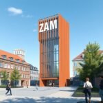 ZARM Falltorony a Brémai Egyetemnél, népszerű látnivaló Németországban