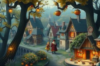 Mesés környezet Bréma utcáin, Grimm testvérek meséi nyomán.