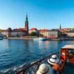 Hajókázás a Weseren, Bréma gyönyörű panorámája vízről