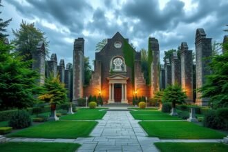 Aegidienkirche romjai Hannoverben, háborús emlékmű.