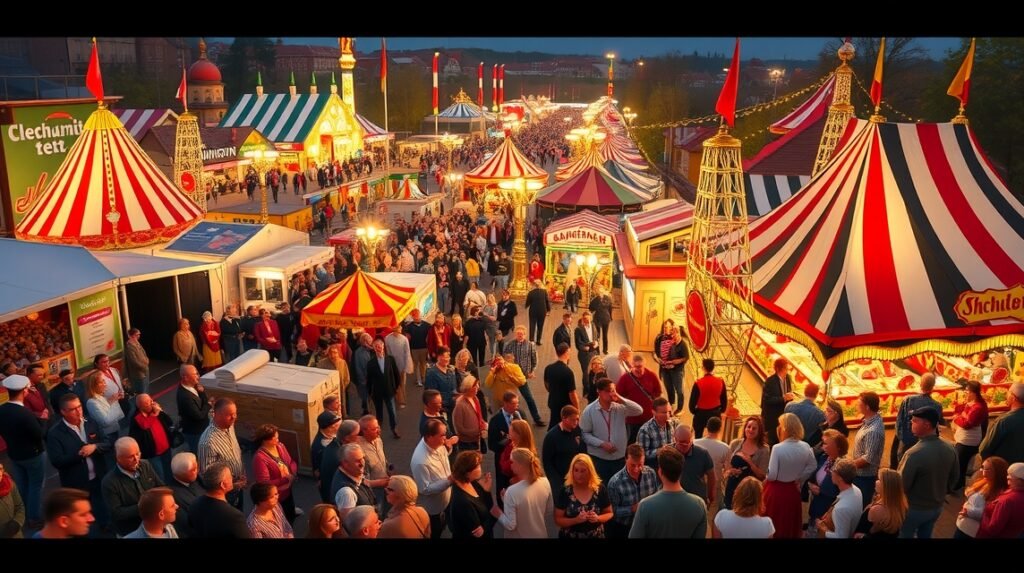 Hannover Schützenfest - a vibrant scene at the world's largest shooting festival.